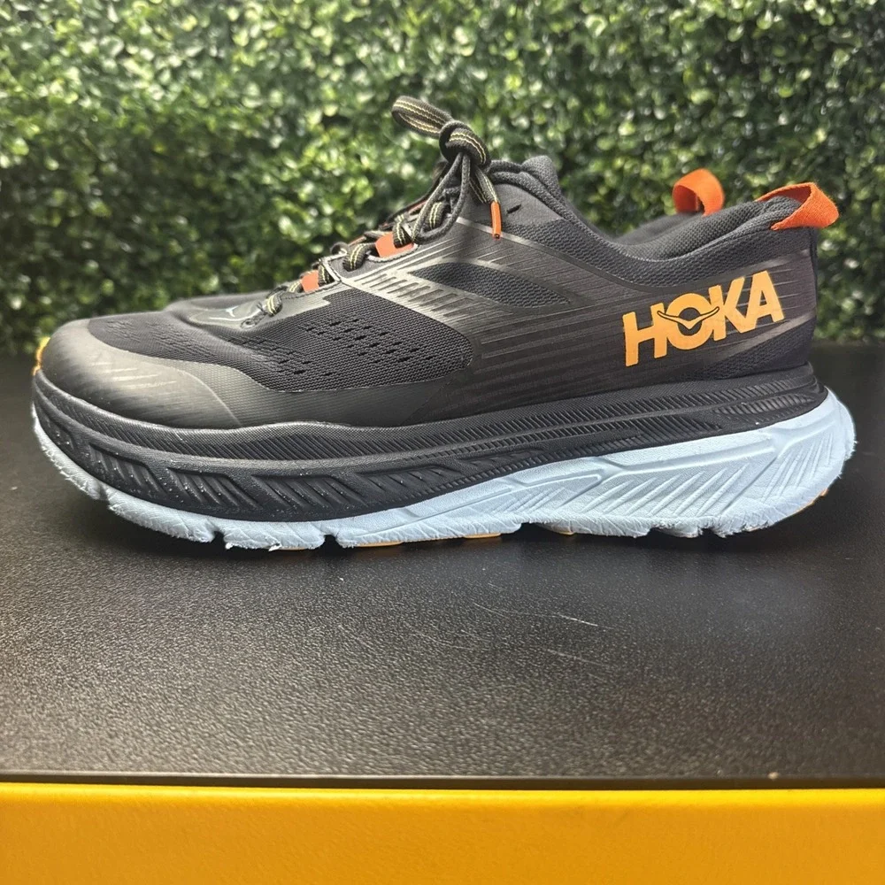 Hoka Stinson ATR 6 Trail Running Shoes Blue Graphite Summer Song Men's Size 11.5